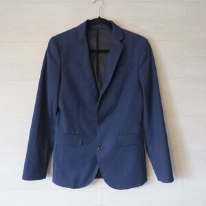 JF JFerrar Small Sports Coat Jacket Blue Check Slim Fit